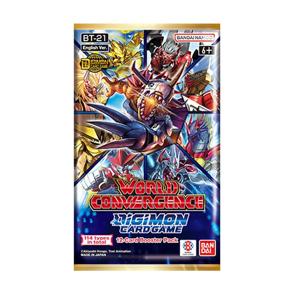 Digimon BT21 World Convergence Booster Pack Digimon BT21 World Convergence Booster Pack