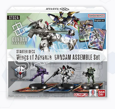 Gundam Card Game - Starter Deck - Wings of Advance (ST-02A) (Assembled)