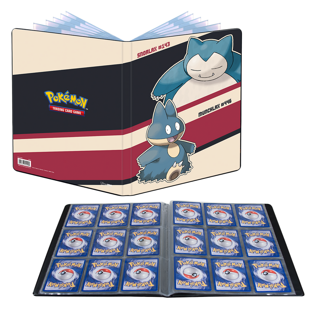 Pokemon - Ultra Pro Binder - Snorlax and Munchlax - 9-Pocket Portfolio
