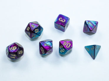 Chessex - Gemini Purple-Teal/Gold (7)