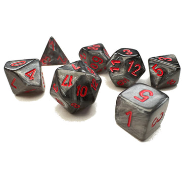 Chessex - Mini Velvet Black Red (7)