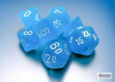 Chessex - Frosted Caribbean-Blue/White (7)