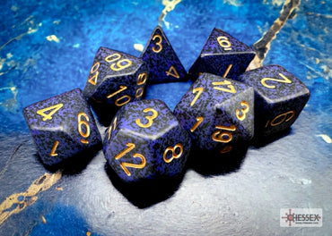 Chessex - Speckled Golden Cobalt (7)
