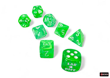 Chessex - Nebula - Gelatinous/White - Polyhedral 7-Die set