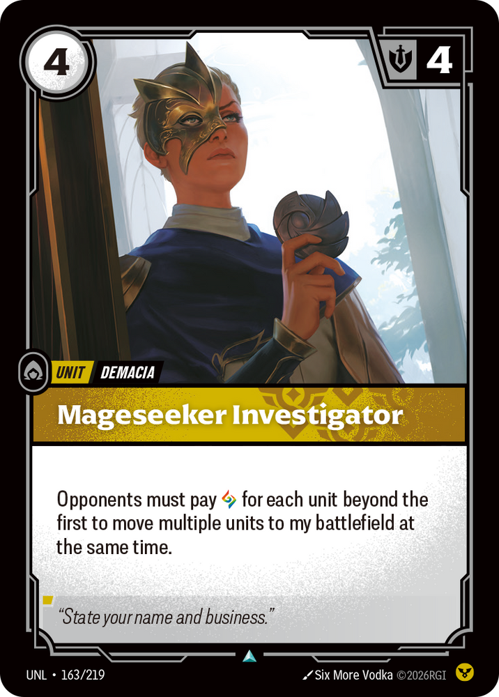 Mageseeker Investigator (Unleashed - 163-219)