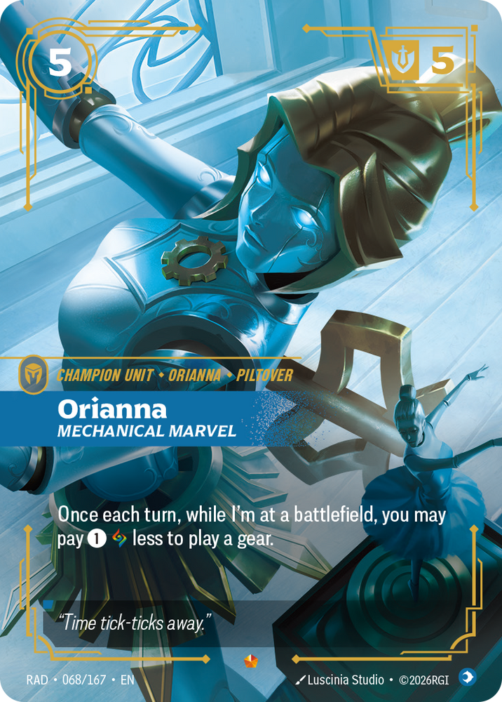 Orianna, Mechanical Marvel (Radiance - 068-167)
