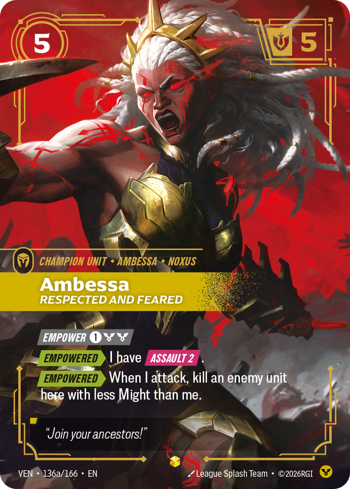Ambessa, Respected and Feared (Vendetta - 136a-166)