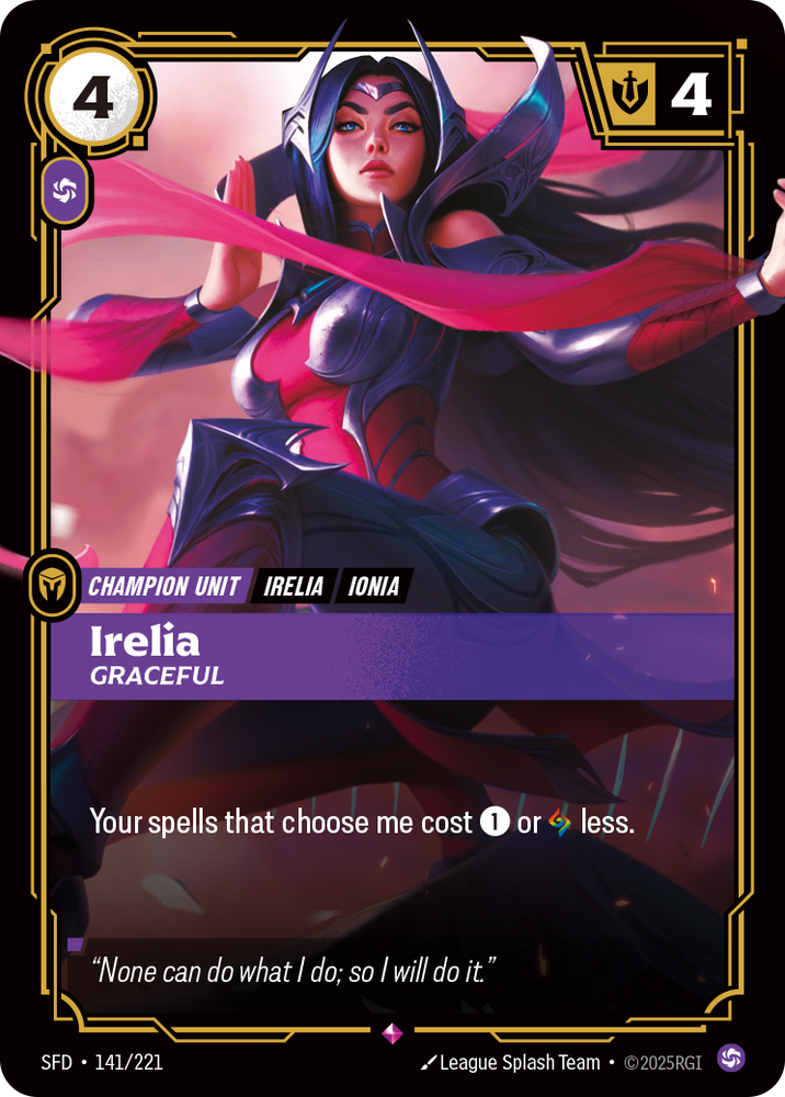 Irelia, Graceful (Spiritforged - 141-221)