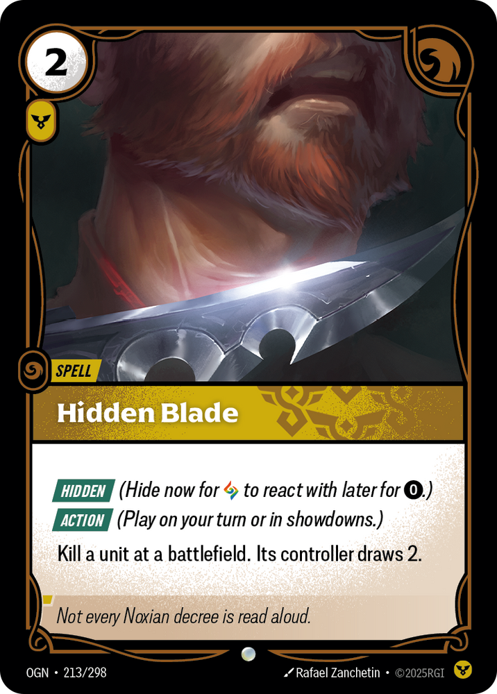 Hidden Blade (Origins - 213-298)