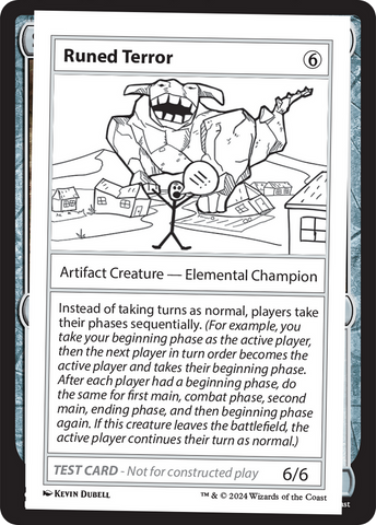 Runed Terror [Mystery Booster 2 Playtest Cards]