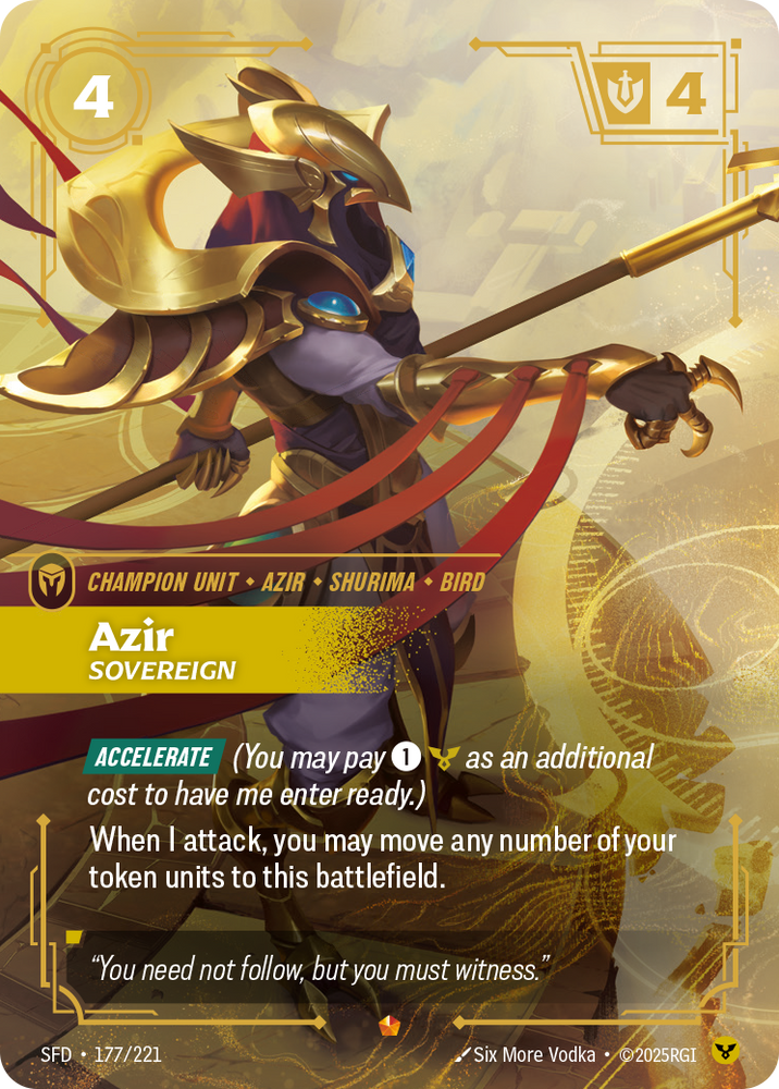 Azir, Sovereign (Spiritforged - 177-221)