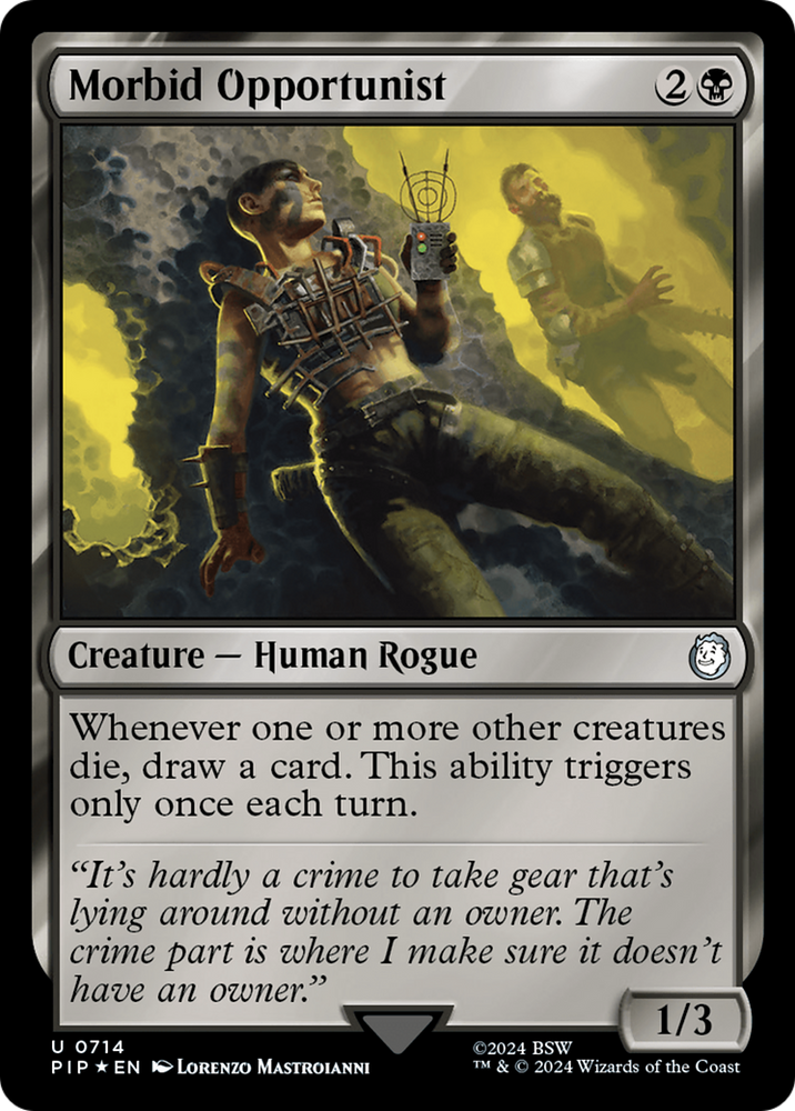 Morbid Opportunist (Surge Foil) [Fallout]