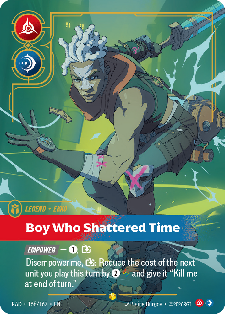 Boy Who Shattered Time (Radiance - 168-167)