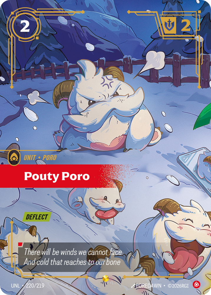 Pouty Poro (Unleashed - 220-219)