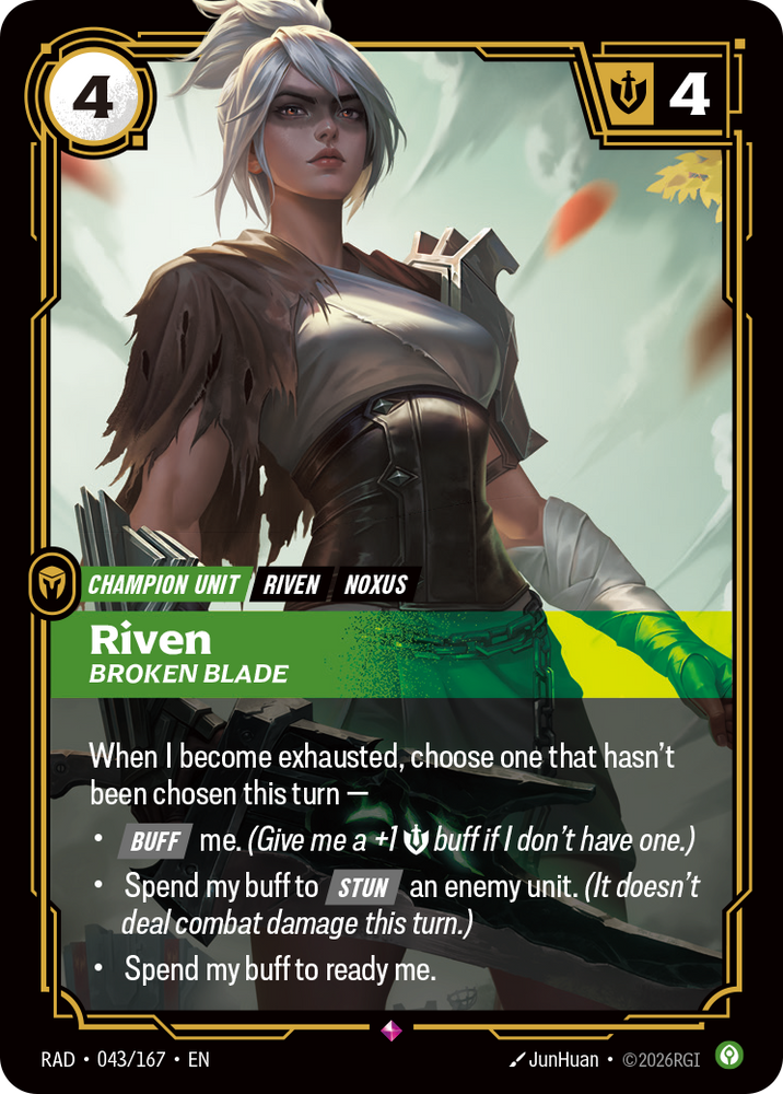 Riven, Broken Blade (Radiance - 043-167)