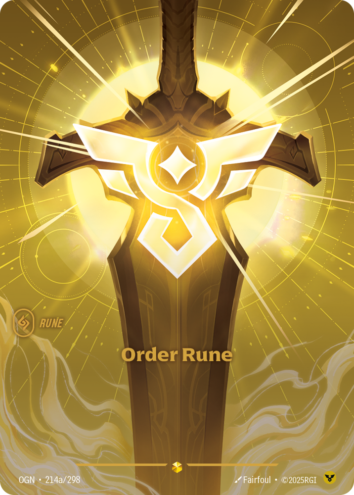 Order Rune (Origins - 214a-298)