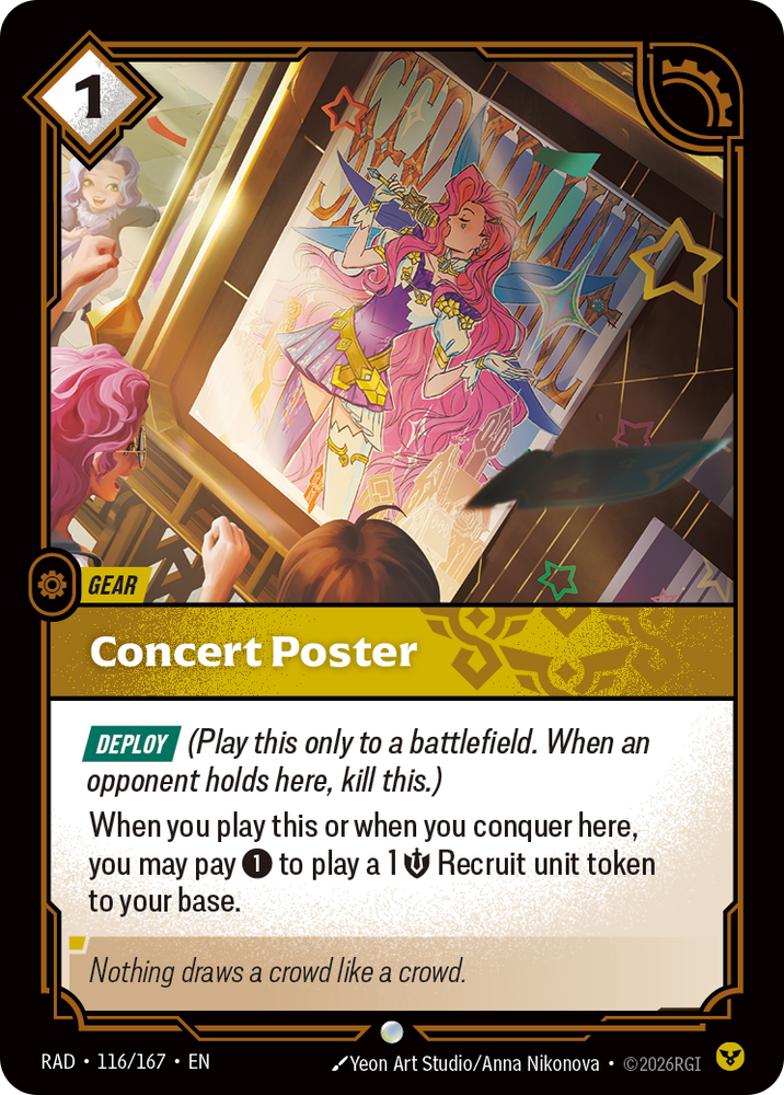 Concert Poster (Radiance - 116-167)