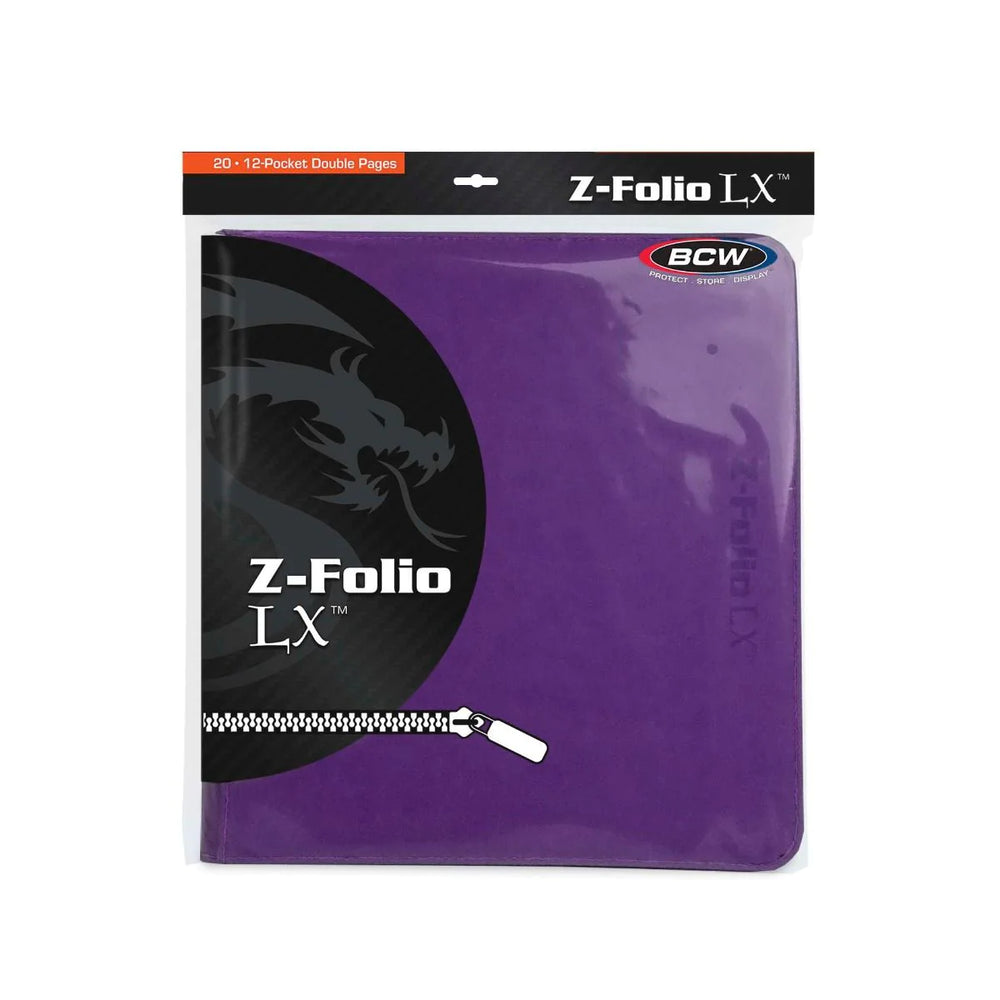 BCW-ZFolio LX-9 Pocket-Purple