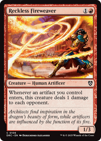 Reckless Fireweaver [Aetherdrift Commander]