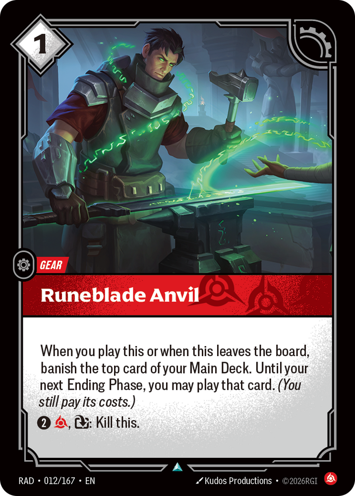 Runeblade Anvil (Radiance - 012-167)