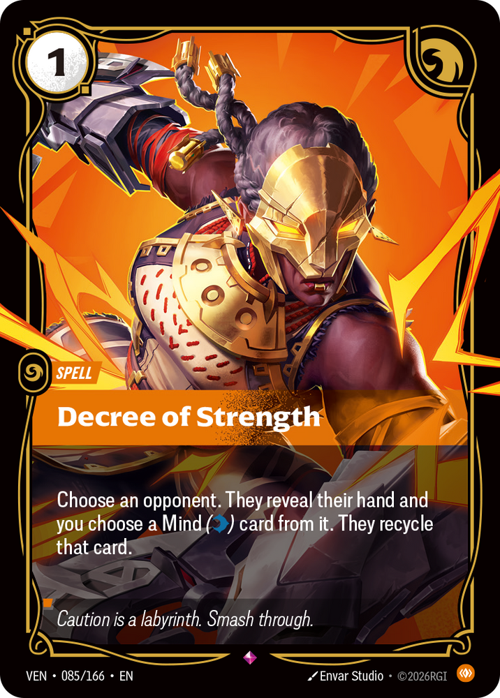 Decree of Strength (Vendetta - 085-166)