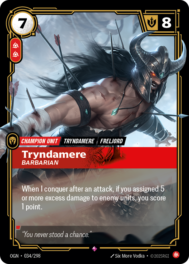 Tryndamere, Barbarian (Origins - 034-298)