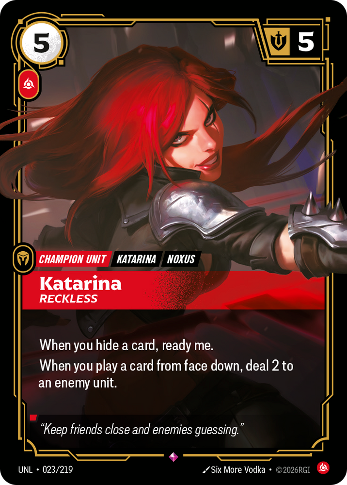 Katarina, Reckless (Unleashed - 023-219)