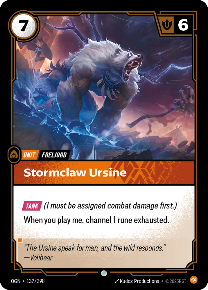 Stormclaw Ursine (Origins - 137-298)
