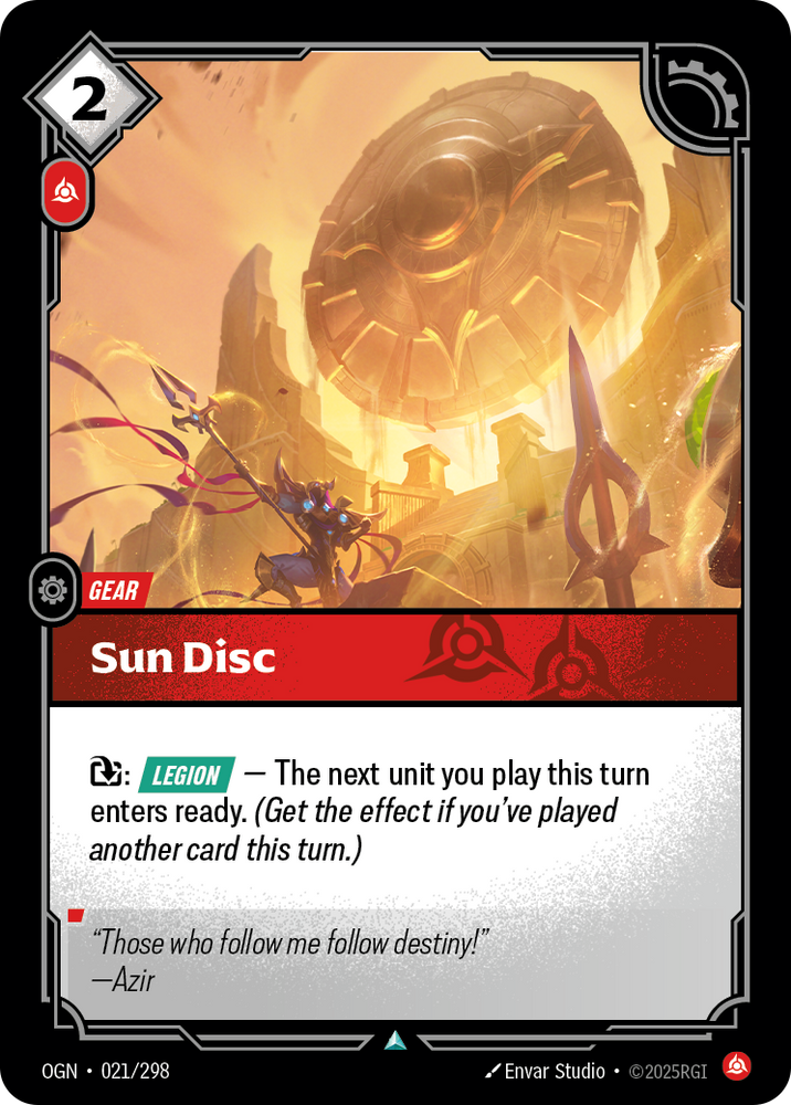 Sun Disc (Origins - 021-298)