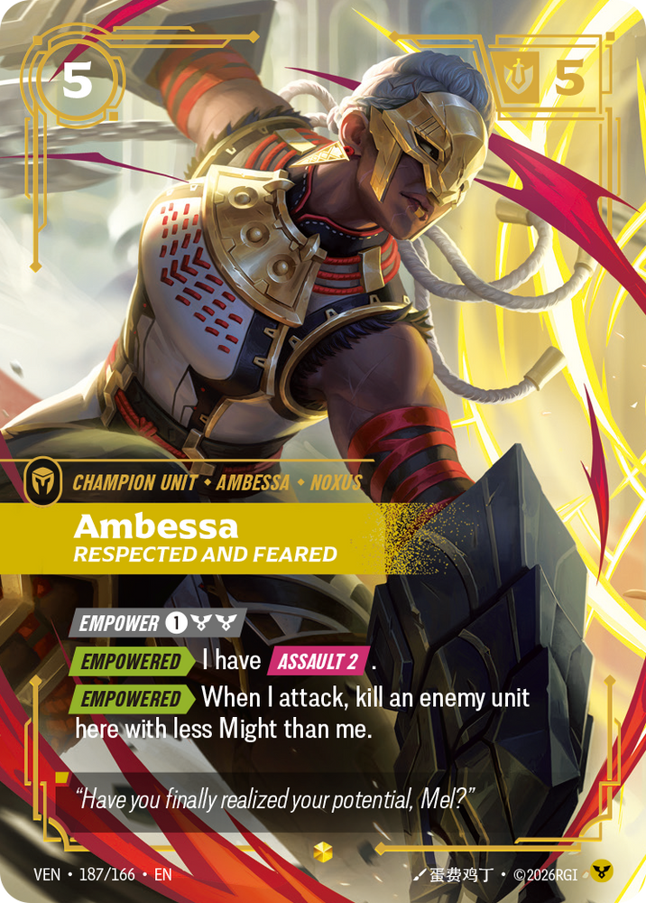 Ambessa, Respected and Feared (Vendetta - 187-166)