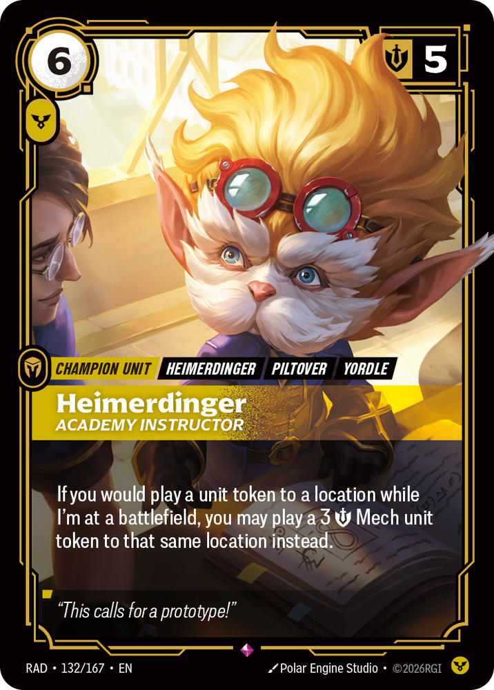 Heimerdinger, Academy Instructor (Radiance - 132-167)