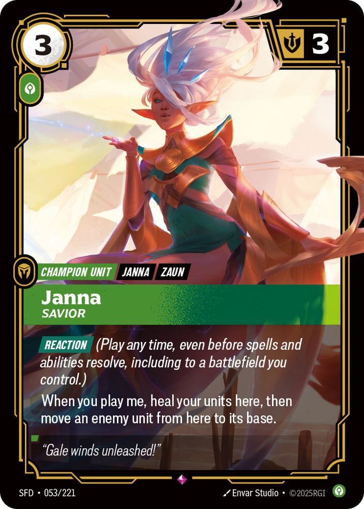 Janna, Savior (Spiritforged - 053-221)