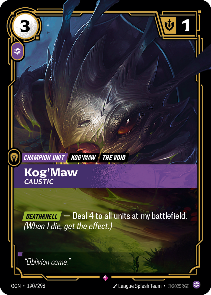 Kog'Maw, Caustic (Origins - 190-298)