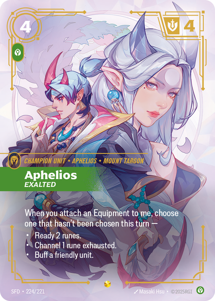 Aphelios, Exalted (Spiritforged - 224-221)
