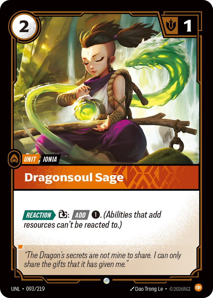 Dragonsoul Sage (Unleashed - 093-219)