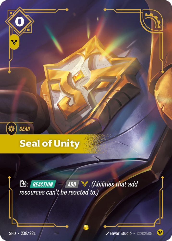 Seal of Unity (Spiritforged - 238-221)