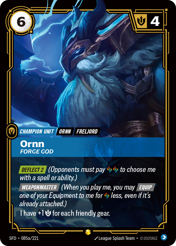 Ornn, Forge God (Spiritforged - 085a-221)