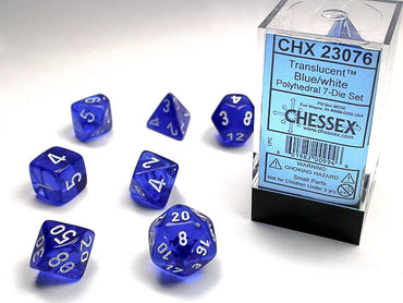 Chessex - Translucent - Blue/White