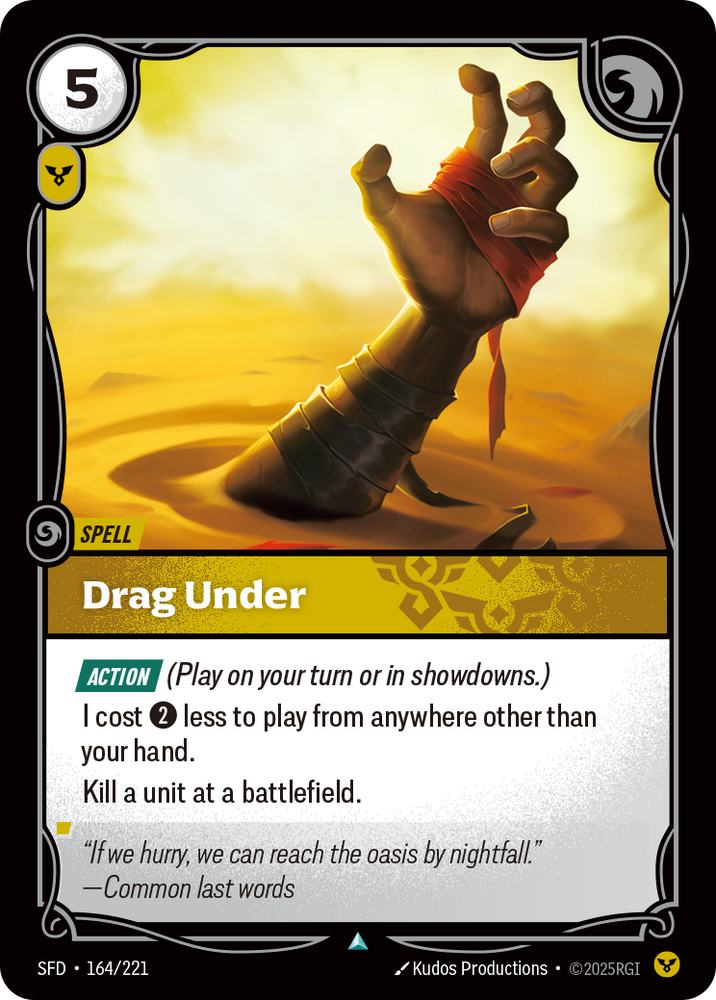 Drag Under (Spiritforged - 164-221)