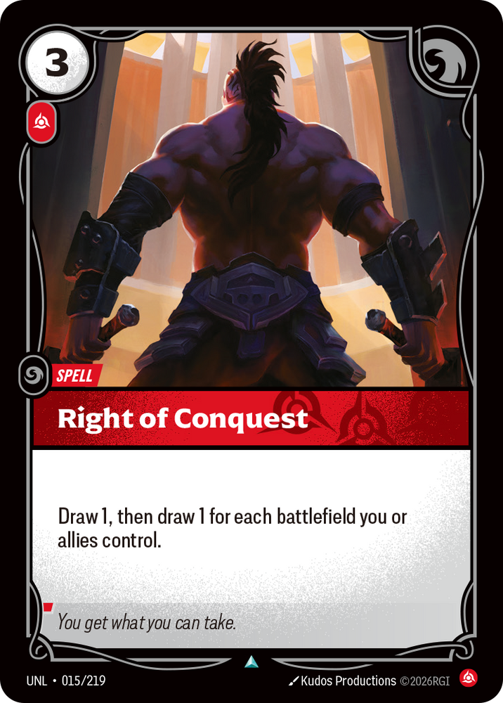 Right of Conquest (Unleashed - 015-219)
