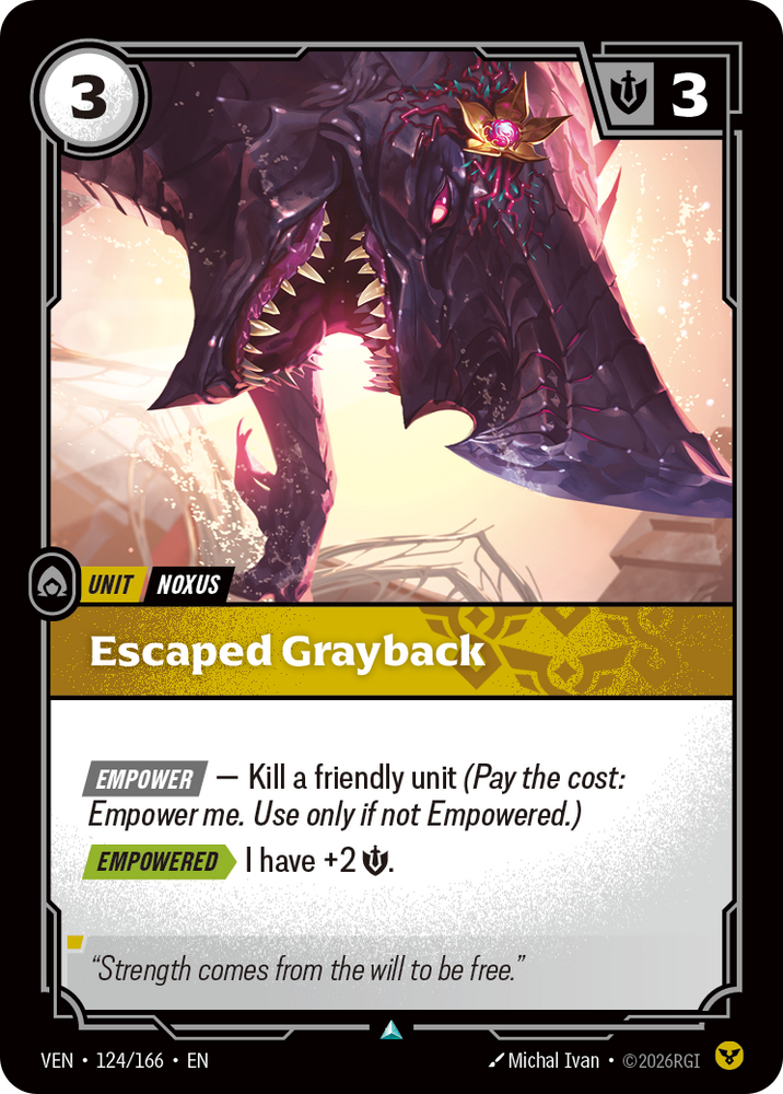 Escaped Grayback (Vendetta - 124-166)