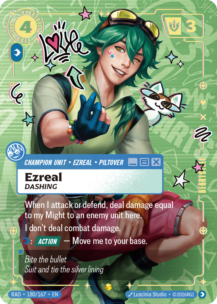 Ezreal, Dashing (Radiance - 180-167)