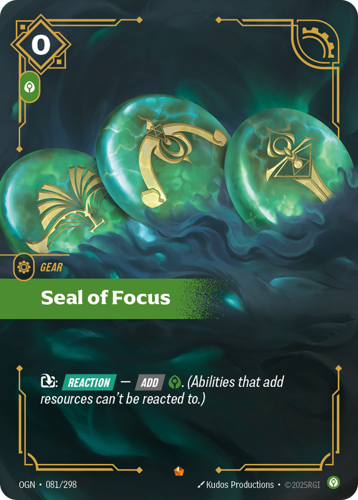 Seal of Focus (Origins - 081-298)