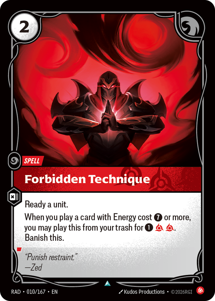 Forbidden Technique (Radiance - 010-167)