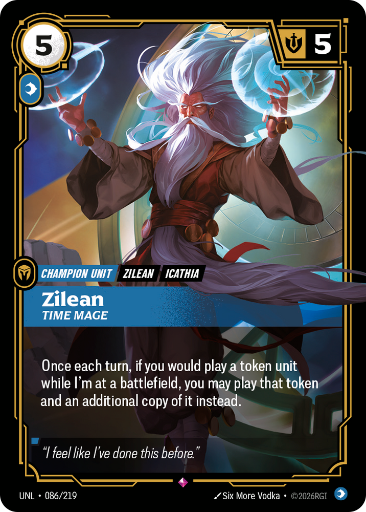 Zilean, Time Mage (Unleashed - 086-219)