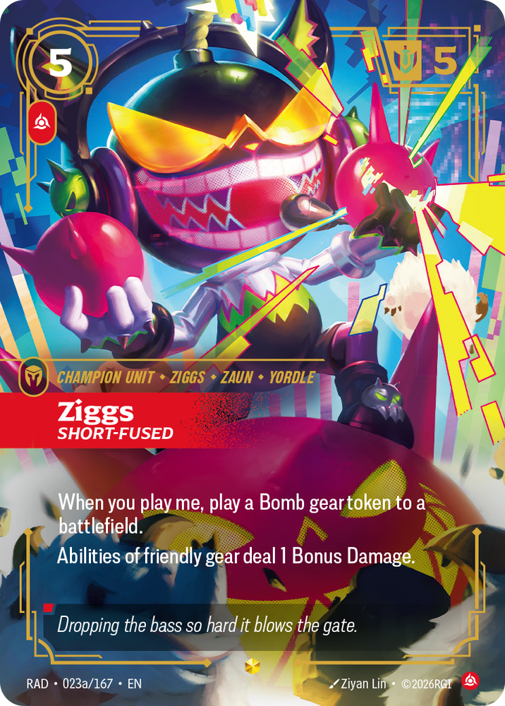 Ziggs, Short-Fused (Radiance - 023a-167)