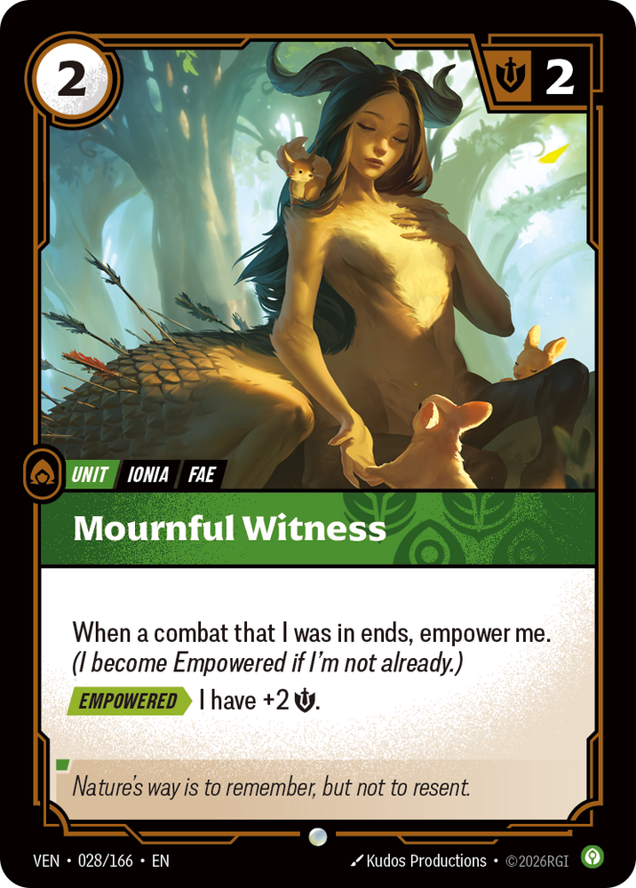 Mournful Witness (Vendetta - 028-166)