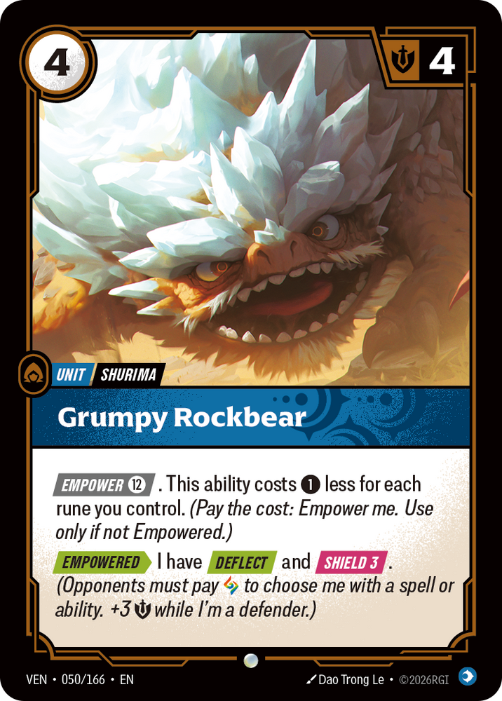 Grumpy Rockbear (Vendetta - 050-166)