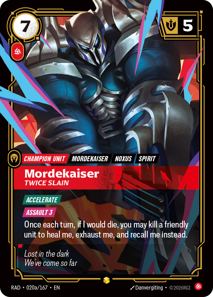 Mordekaiser, Twice Slain (Radiance - 020a-167)