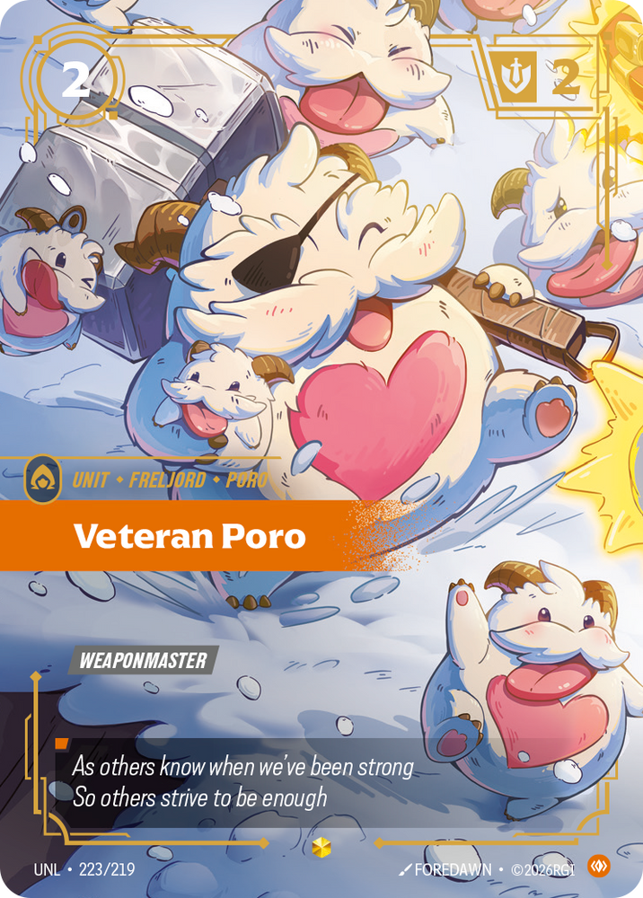 Veteran Poro (Unleashed - 223-219)
